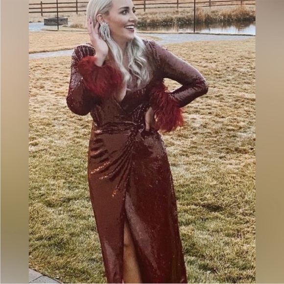 Zara feather sequins dress limited edition - Picture 5 of 13